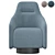 ErgoSwivel Fabric Armchair 3D model small image 2