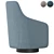 ErgoSwivel Fabric Armchair 3D model small image 3