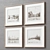 Modern Multi-Frame Set 3D model small image 6