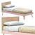 Modern NUK Single Bed 2: Sleek Design for Restful Nights 3D model small image 1