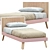 Modern NUK Single Bed 2: Sleek Design for Restful Nights 3D model small image 2