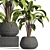 Stylish Indoor Plant Stand 3D model small image 4