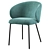 Italian Connubia Calligaris Tuka Chair: Elegant Comfort 3D model small image 3