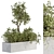 Green Oasis Box: Indoor Plant Set 3D model small image 2