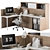 ErgoTech Office Set: Productivity Boost+ Comfort 3D model small image 1