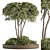 Green Oasis Garden Set 3D model small image 1