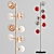 Chic Cherries Glass Floor Lamp 3D model small image 2