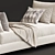 Modern Marlowe Daybed: Stylish and Functional 3D model small image 6