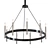 Elegant Anthem Chandelier: Quoizel's Lumens Showstopper 3D model small image 1