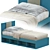 NUK Single Bed - Modern and Stylish 3D model small image 5