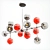 Cherries Glass & Brass Suspension Lamp 3D model small image 1