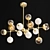 Cherries Glass & Brass Suspension Lamp 3D model small image 2