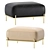 Puff Pawai Leather: Modern Luxury Sofa 3D model small image 2