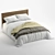Sleek & Contemporary Bed Design 3D model small image 2