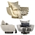 Comfortable Rua Ipanema Lounge Chair 3D model small image 4