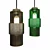 Esk Chandelier: Sleek, Stylish Lighting 3D model small image 1