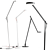 Modern String F1 Floor Lamp 3D model small image 1