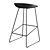 Sleek Stool: 3D Model with Materials 3D model small image 3