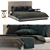 Modern Bed with Vray Render 3D model small image 1