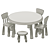 Durable Outdoor Kids' Furniture: MAMMUT IKEA 3D model small image 6