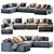 Modular Connect Sofa 3D model small image 1