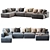 Modular Connect Sofa 3D model small image 2