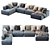 Modular Connect Sofa 3D model small image 3