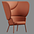 Wam 1571 Armchair: Embrace and Concentrate 3D model small image 5