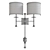 Elegant Devon Sconce: Perfect Lighting Solution 3D model small image 3