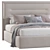 Luxury Clarendon Bed 2 - Stylish and Comfortable 3D model small image 2