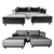 Modern and Stylish Sofa LeWin 3D model small image 2