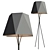 Modern Corona Floor Lamp 3D model small image 2