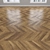 Versatile Oak Parquet: Herringbone, Linear, Chevron 3D model small image 4