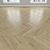 Stunning Parquet Oak: Herringbone, Linear, Chevron 3D model small image 3