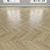 Stunning Parquet Oak: Herringbone, Linear, Chevron 3D model small image 4