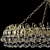 Luxury Bellvale Large Ring Chandelier 3D model small image 3