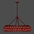 Luxury Bellvale Large Ring Chandelier 3D model small image 4