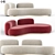 Modern Tateyama Sofa: Sleek and Stylish 3D model small image 1