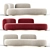 Modern Tateyama Sofa: Sleek and Stylish 3D model small image 2