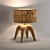 Minimalist Natural Leonti Lamp 3D model small image 4