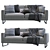 Ultra-Mod Elegance Sofa 3D model small image 2