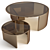 Fendi Casa Constellation Effe Coffee Tables: Luxe and Stylish 3D model small image 5