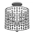 Elegant Layla Antique Silver Chandelier 3D model small image 2