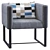 Elegant Porto Armchair 3D model small image 3