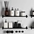 Sleek Bathroom Accents Set 3D model small image 11