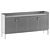 Modern Gray UNO Sideboard 3D model small image 5