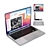 Sleek MacBook Air with Vibrant Colors 3D model small image 2