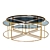 Eichholtz Padova Gold Coffee Table 3D model small image 1