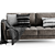Modern Osoka Sofa: Sleek Design 3D model small image 2