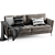 Modern Osoka Sofa: Sleek Design 3D model small image 3